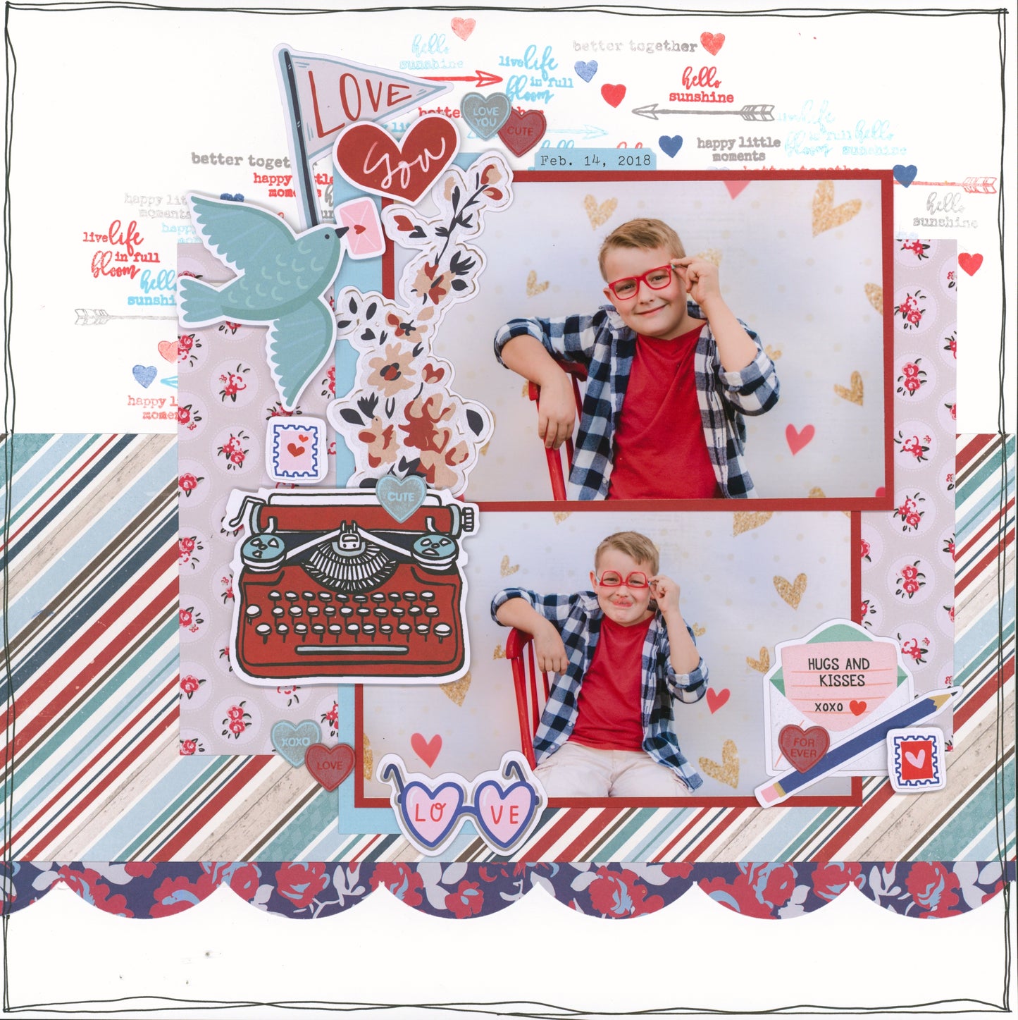 "True Love" Page Kit by Meridy Twilling
