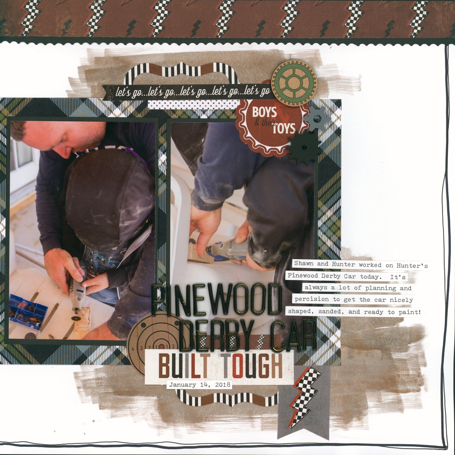 "Fearless" Page Kit by Meridy Twilling