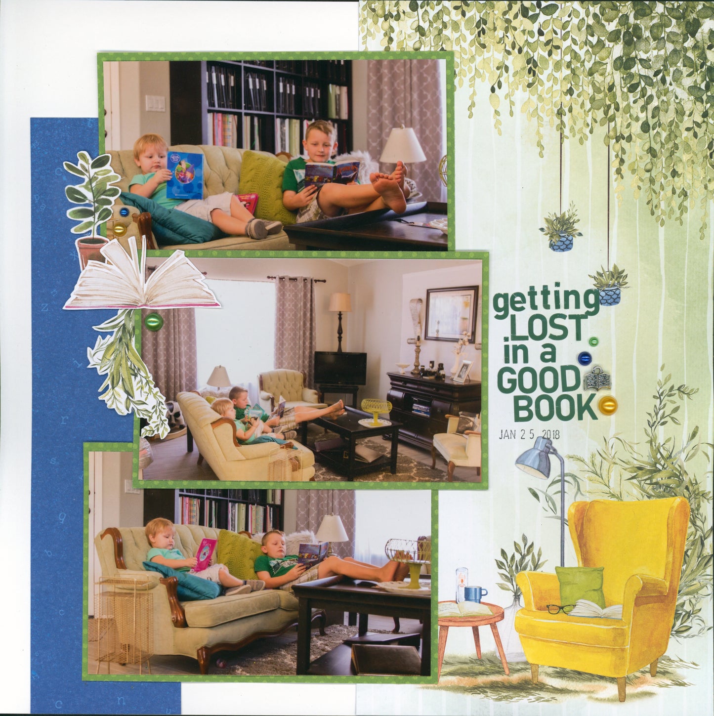 "Relax & Read" Page Kit by Meridy Twilling