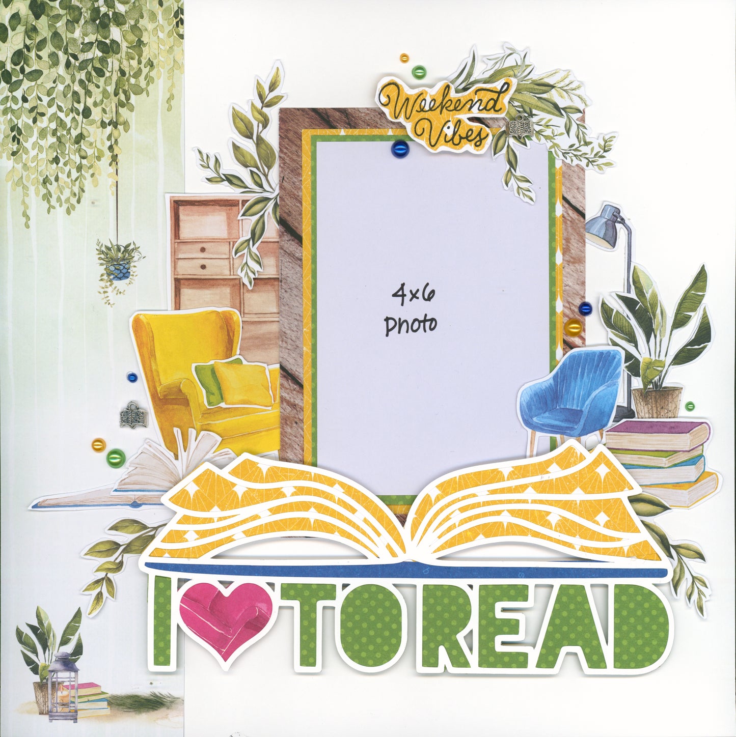 "Relax & Read" Page Kit by Meridy Twilling