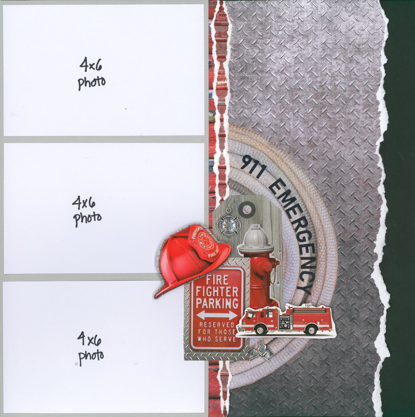 "Fire Station 31" Page Kit by Meridy Twilling