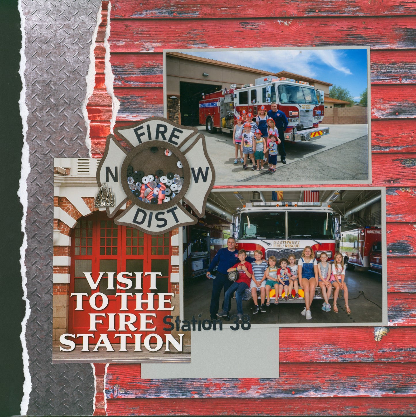 "Fire Station 31" Page Kit by Meridy Twilling
