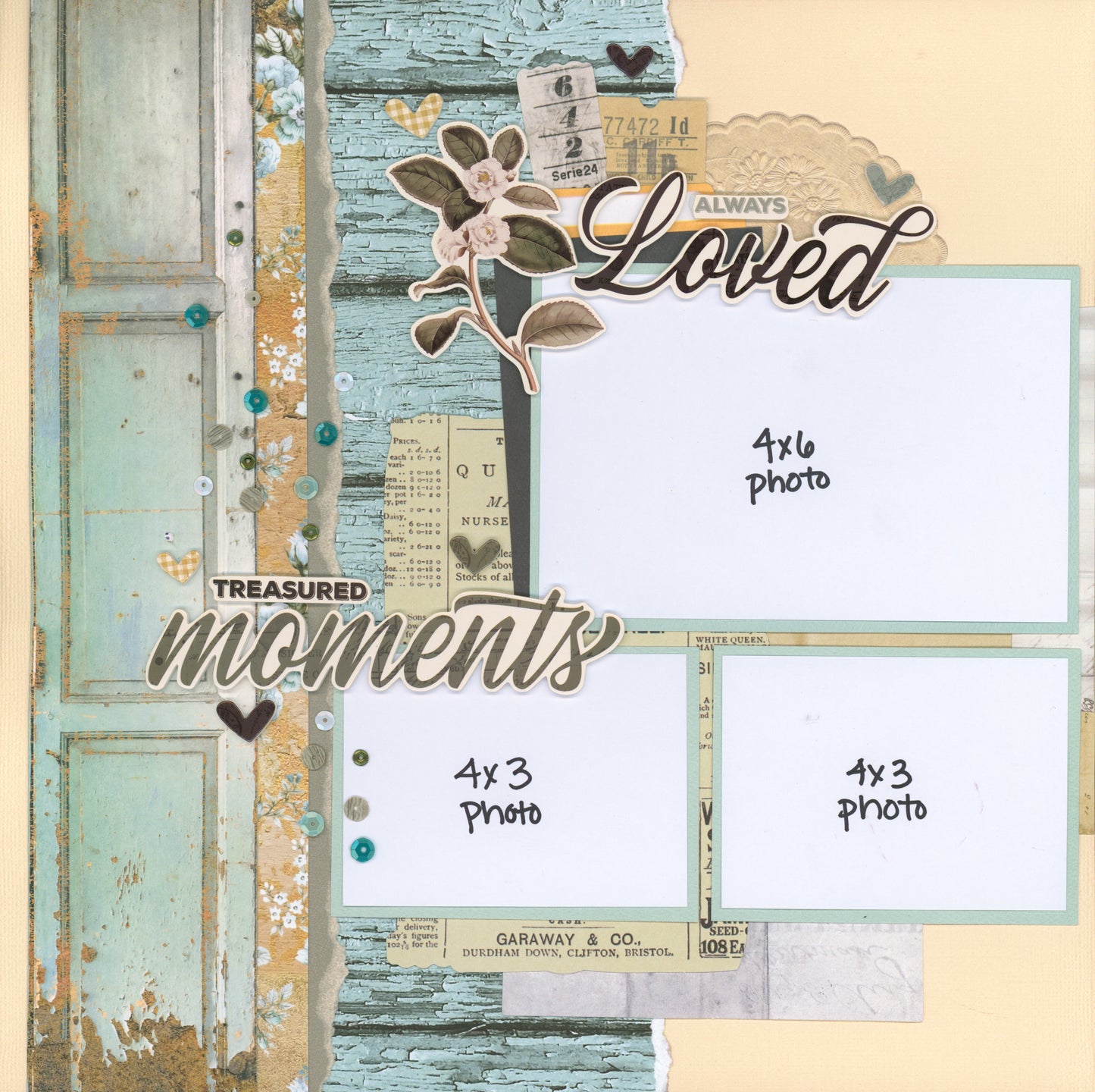 "Live Simply" Page Kit by Meridy Twilling