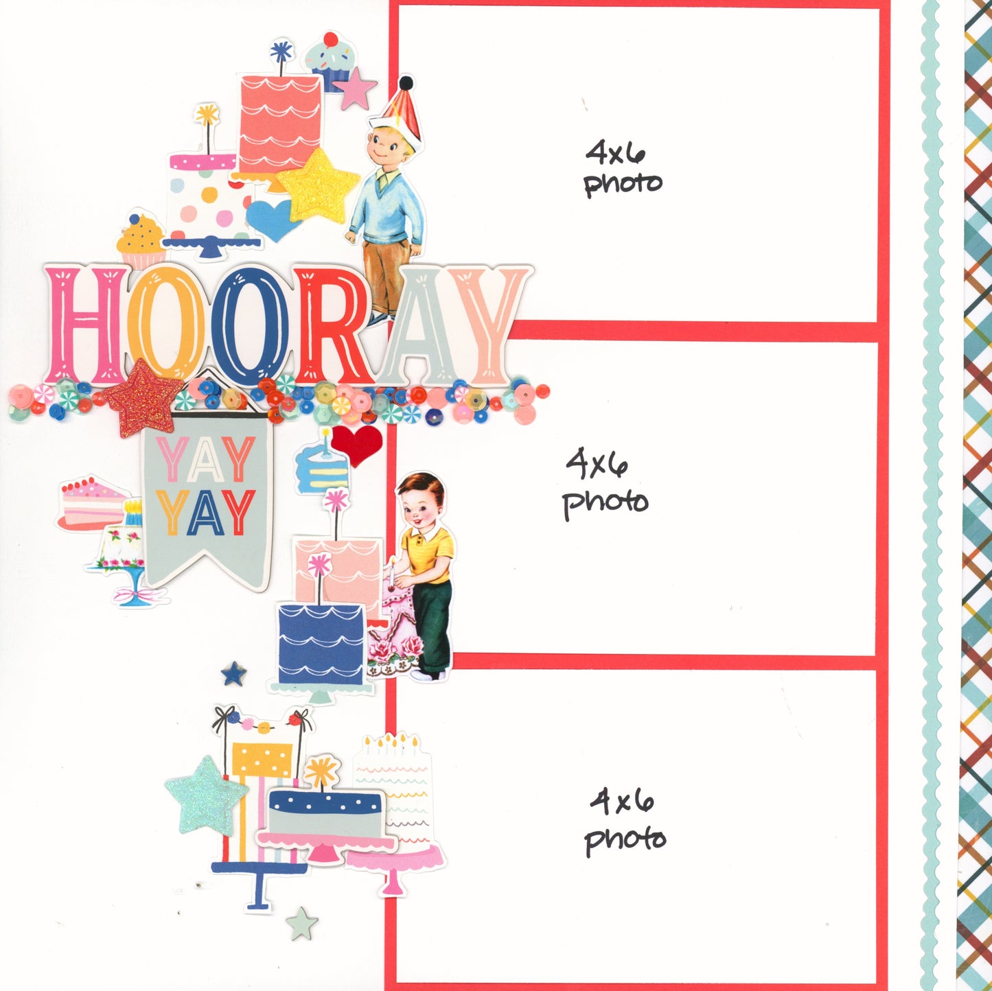 "Party Time" Page Kit by Meridy Twilling