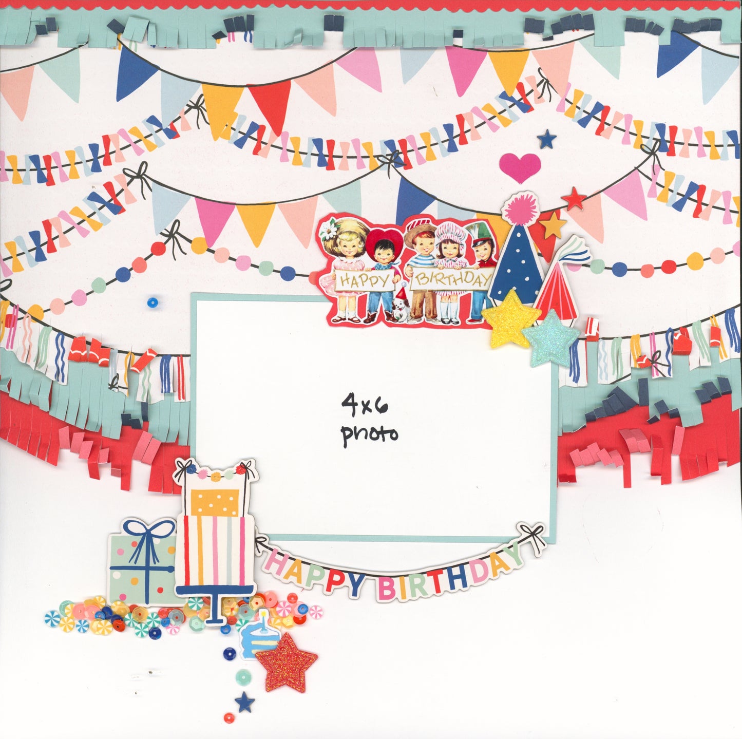 "Party Time" Page Kit by Meridy Twilling