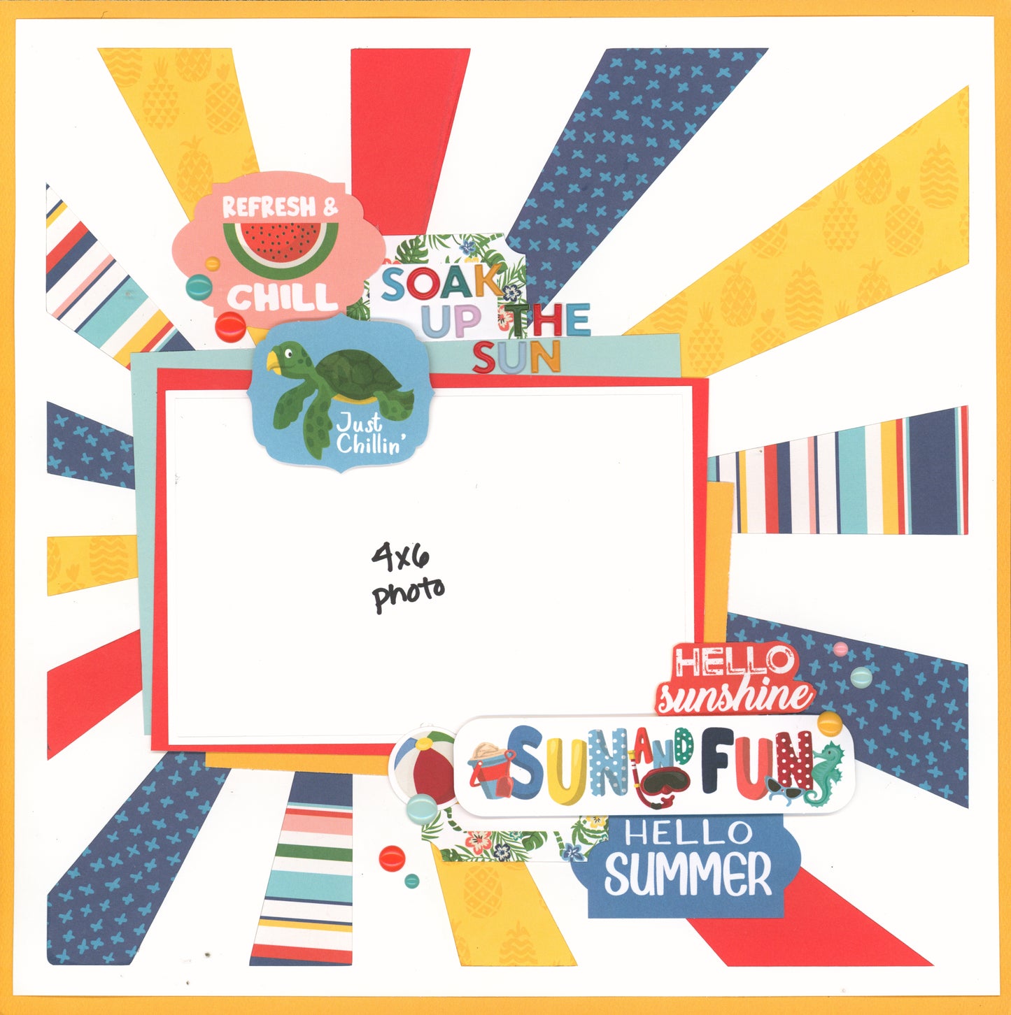"Soak Up the Sun" Page Kit by Meridy Twilling