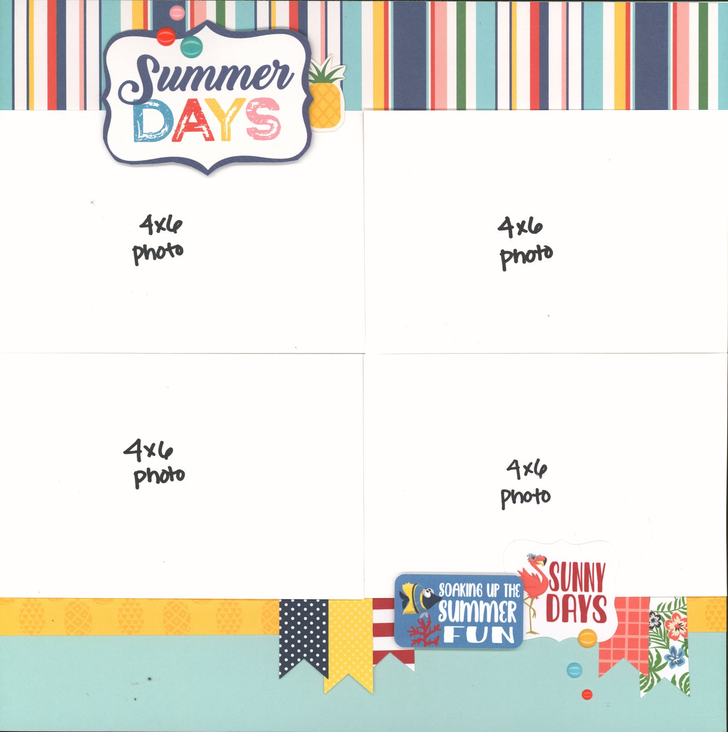 "Soak Up the Sun" Page Kit by Meridy Twilling