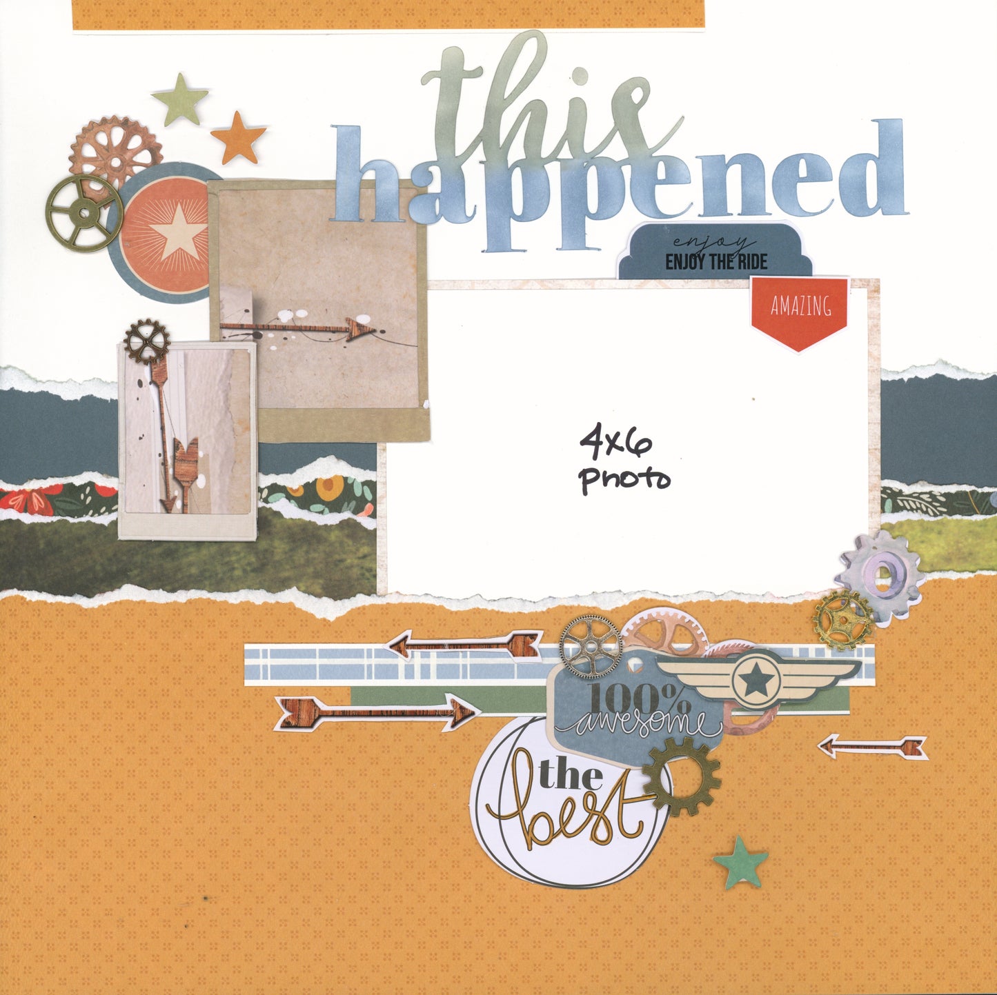 "Planes, Trains, & Automobiles" Page Kit by Meridy Twilling