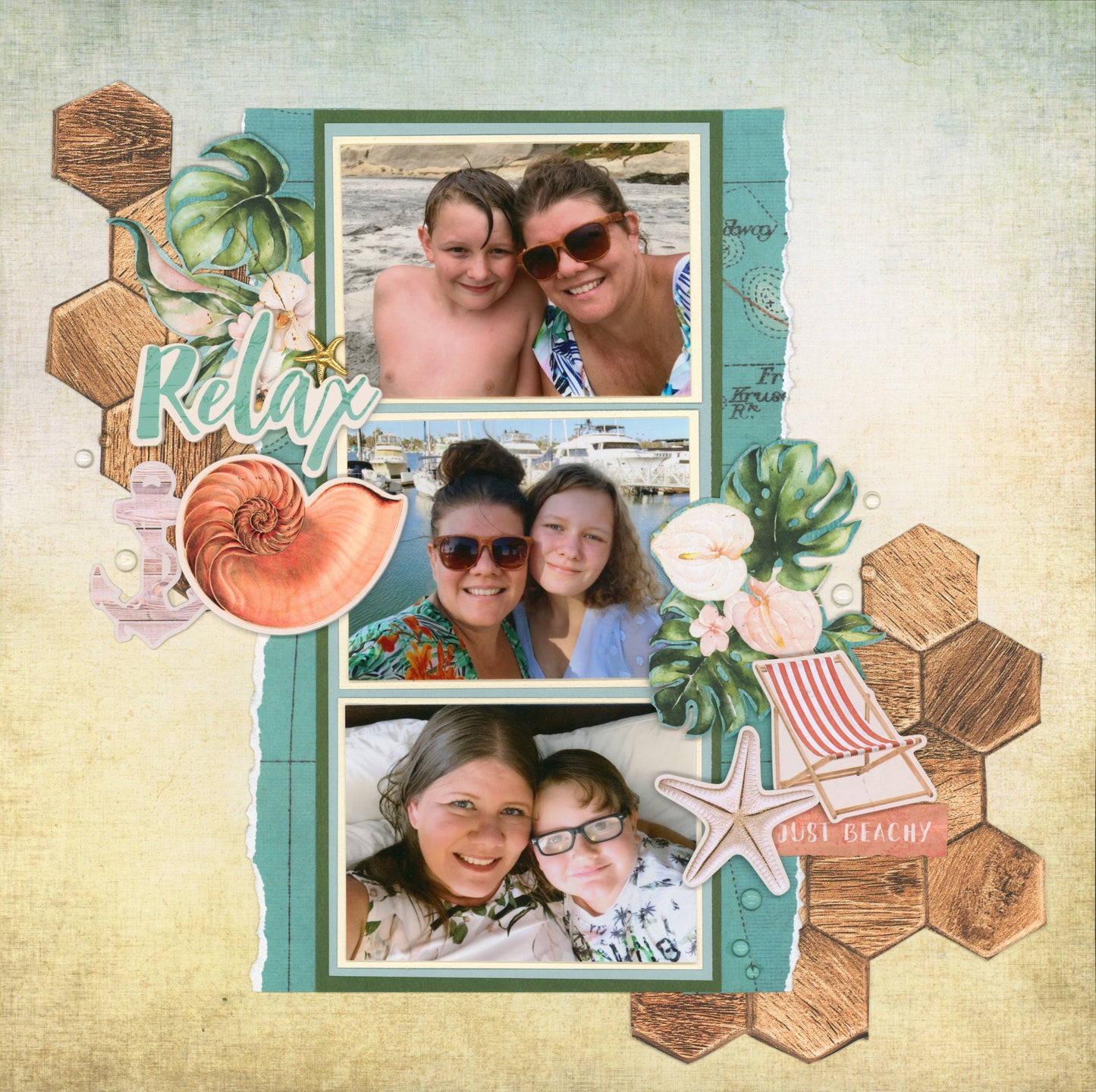 "Seashore" Page Kit by Meridy Twilling