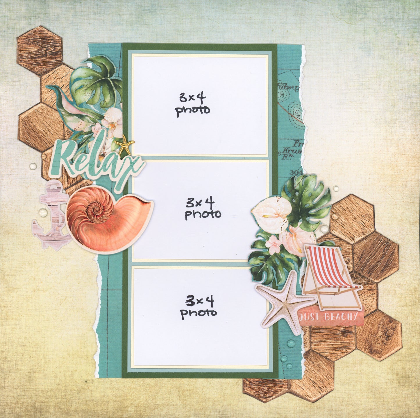 "Seashore" Page Kit by Meridy Twilling