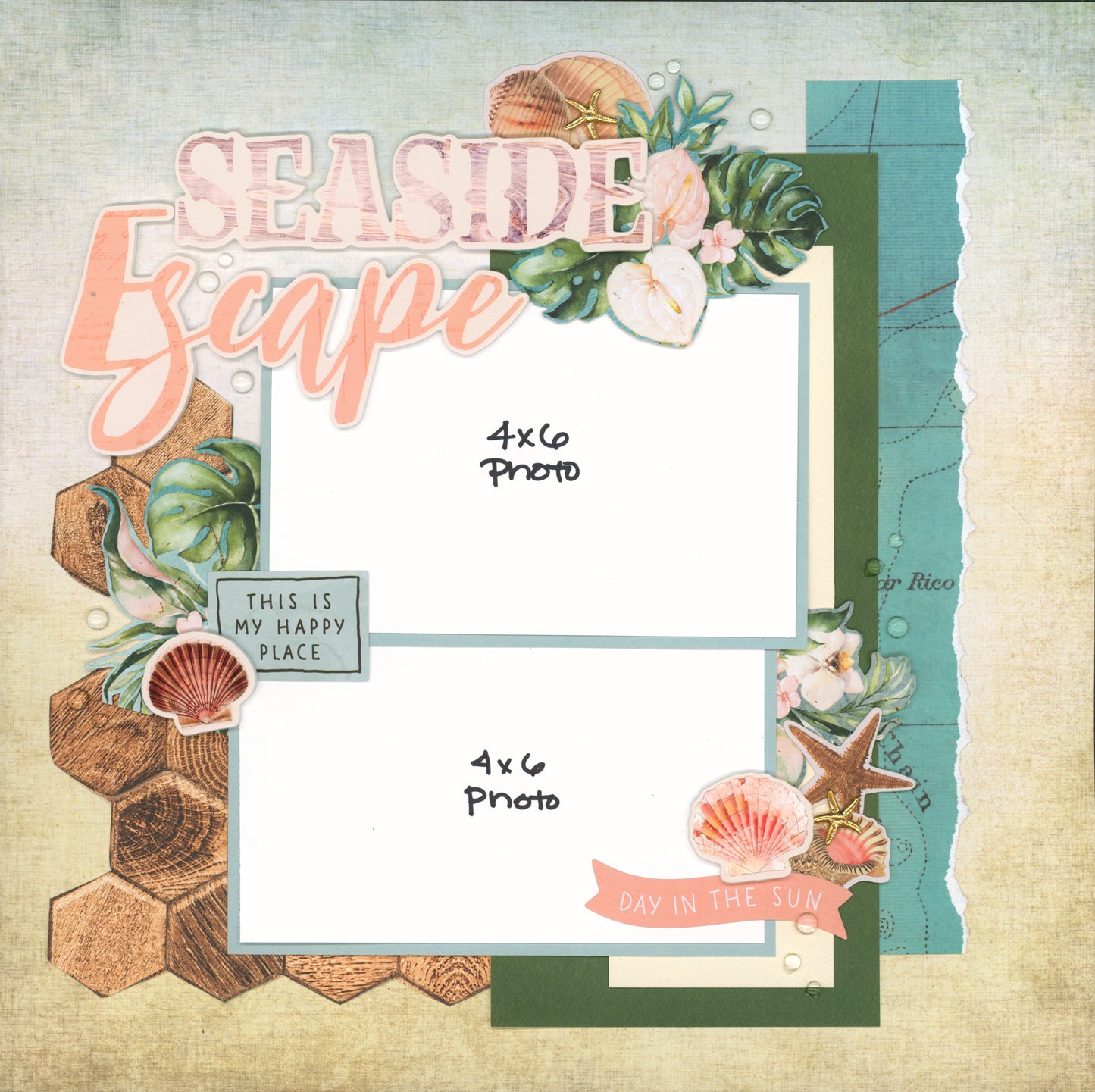 "Seashore" Page Kit by Meridy Twilling
