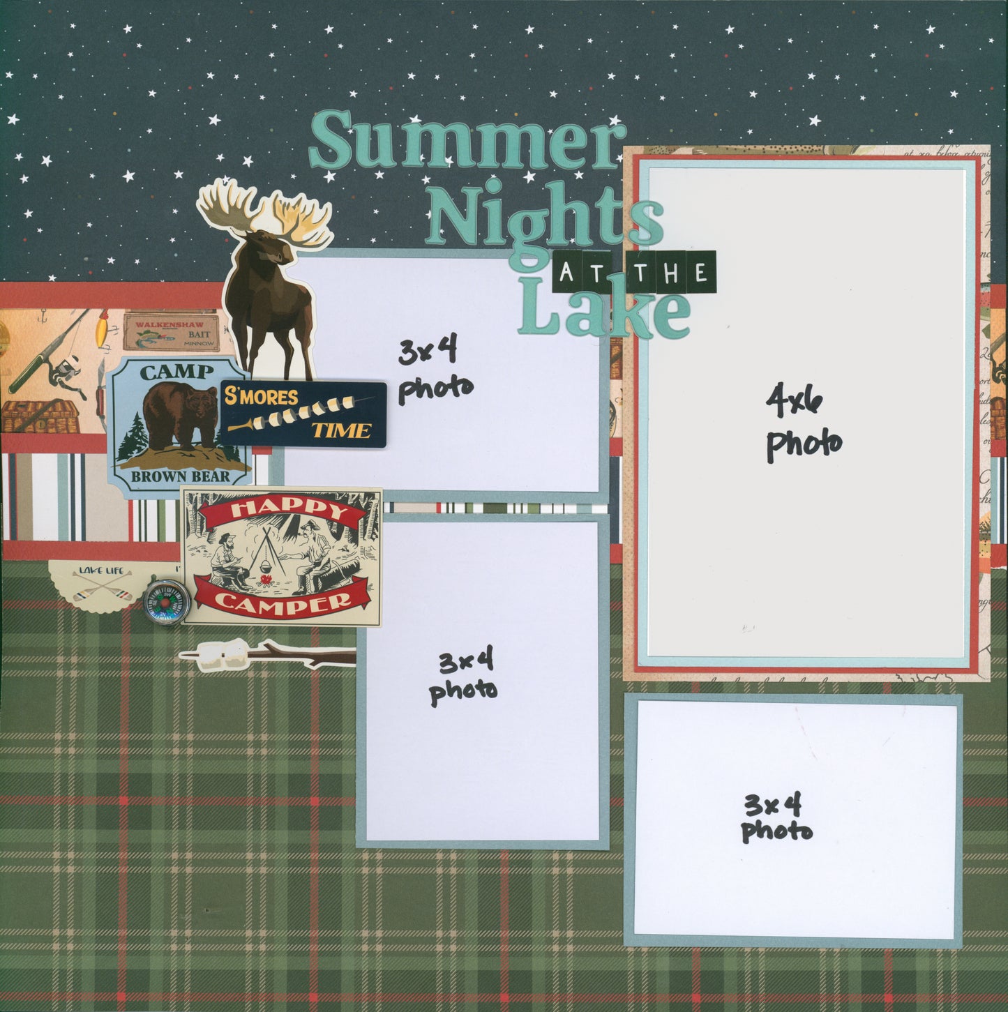 "Happy Camper" Page Kit by Meridy Twilling