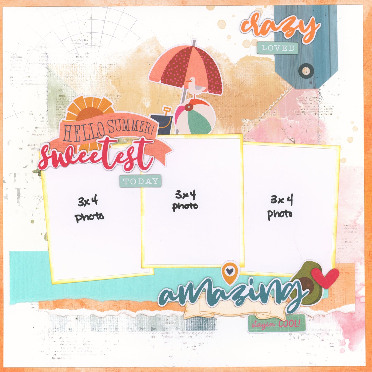 "Midsummer Dreams" Page Kit by Meridy Twilling
