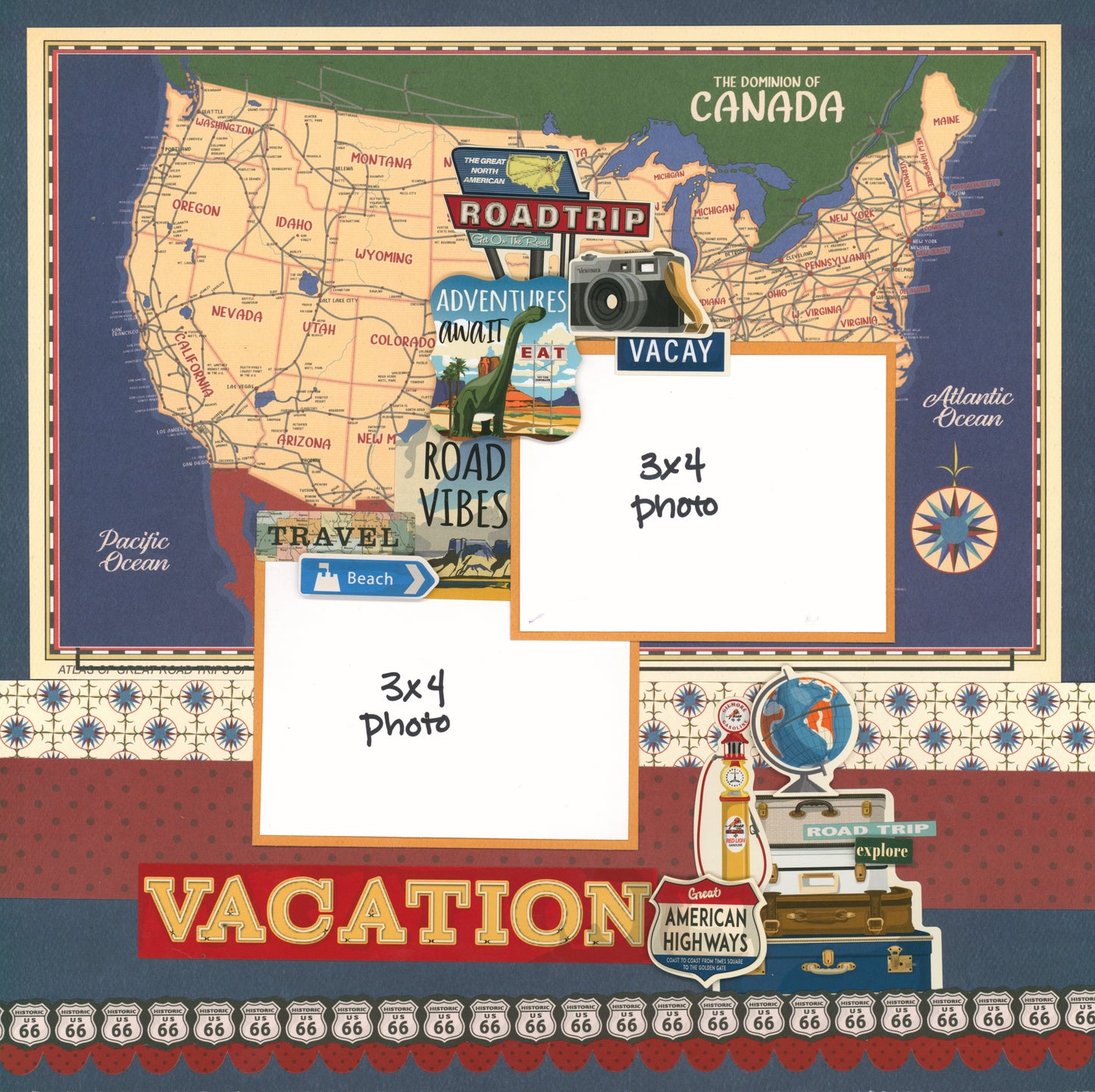 "Hit the Road" Page Kit by Meridy Twilling