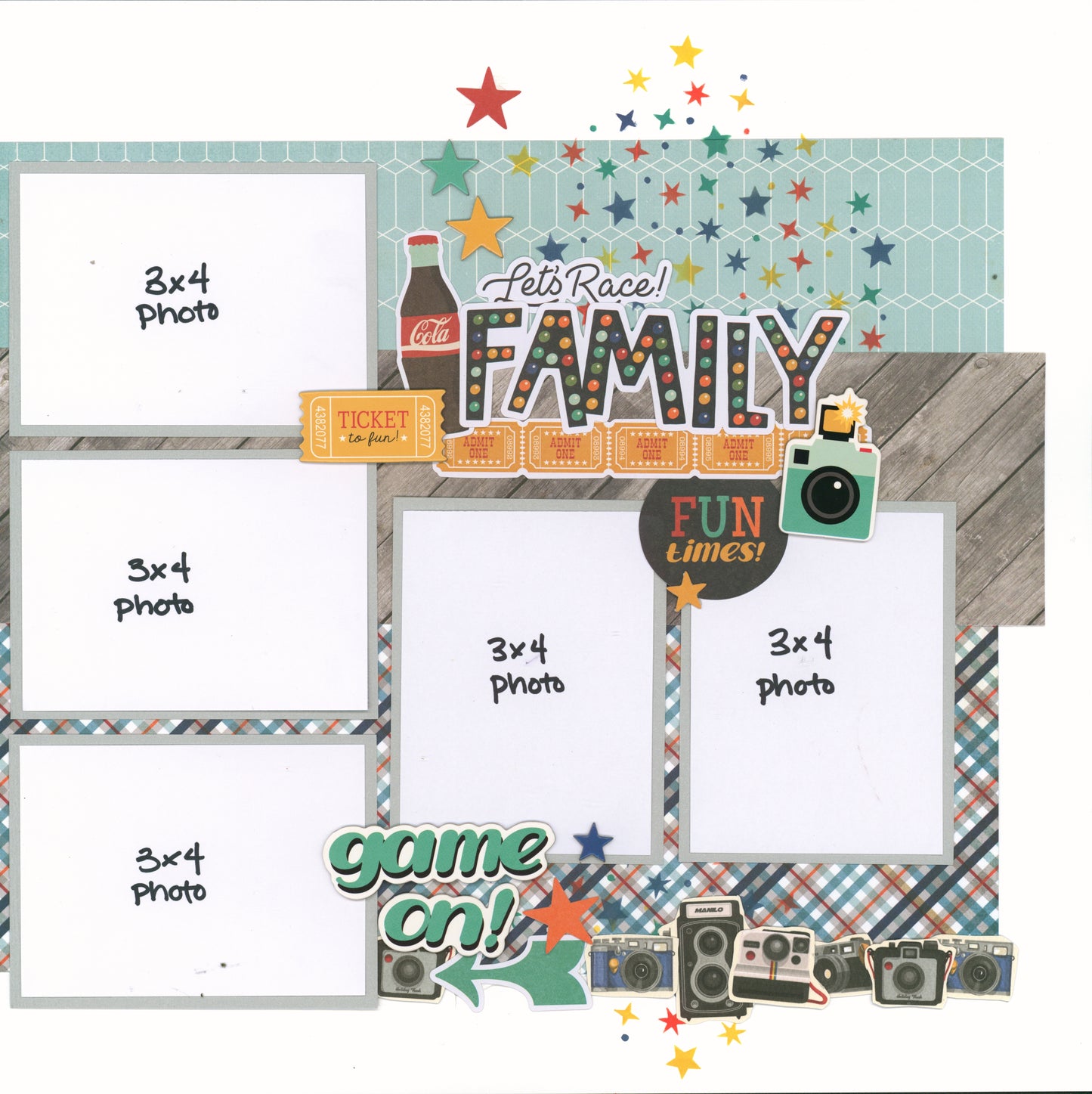 "Game Night" Page Kit by Meridy Twilling