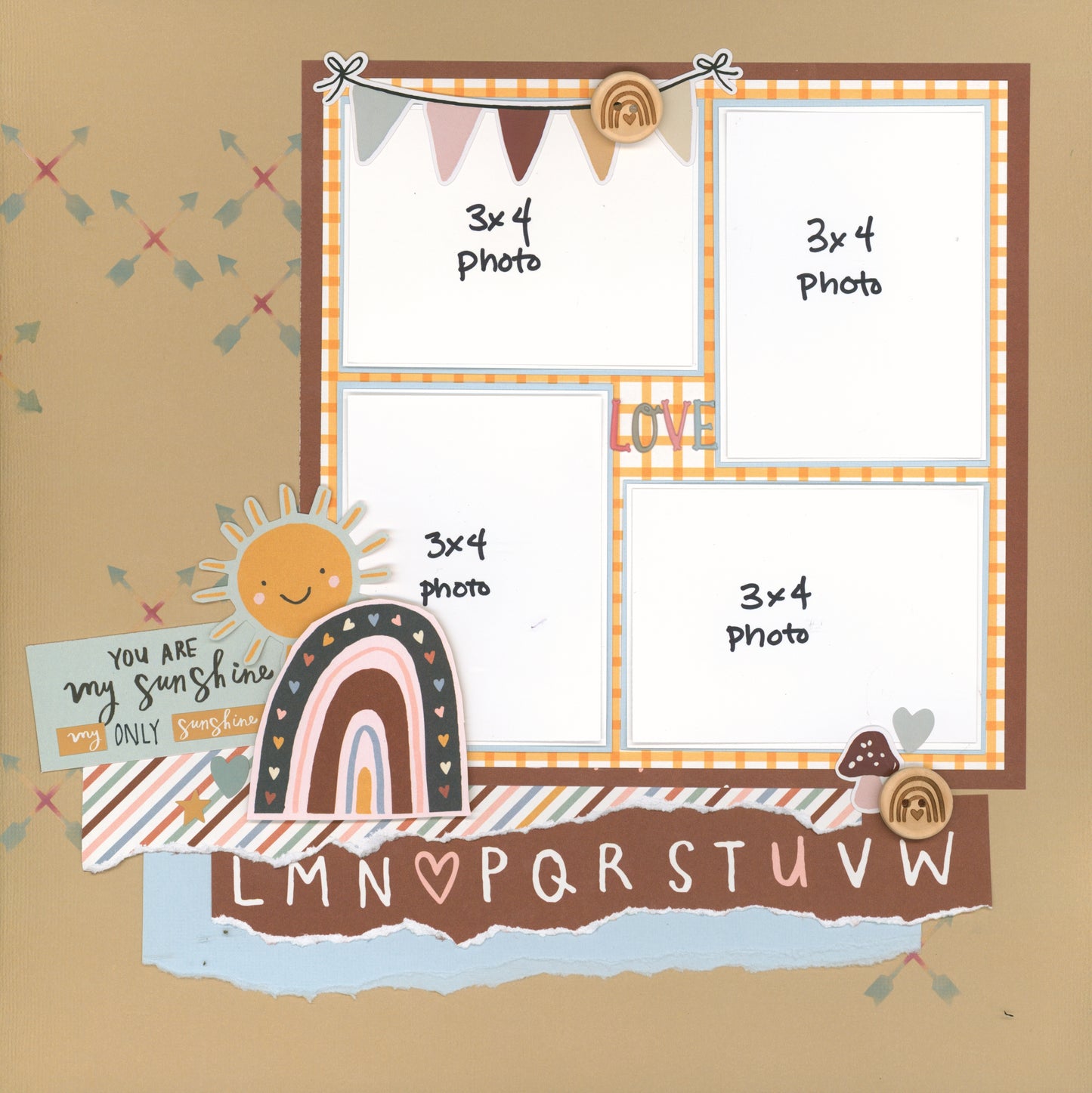 "Wild Child" Page Kit by Meridy Twilling