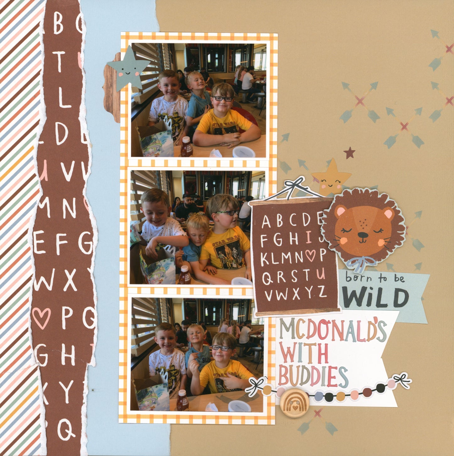 "Wild Child" Page Kit by Meridy Twilling