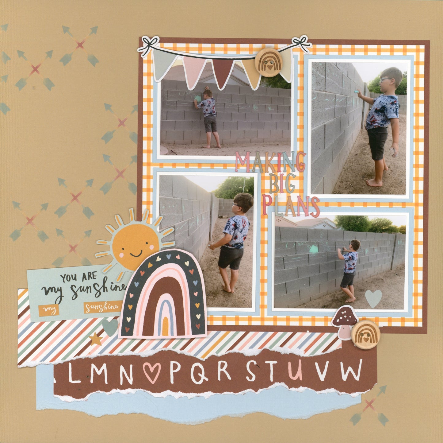 "Wild Child" Page Kit by Meridy Twilling