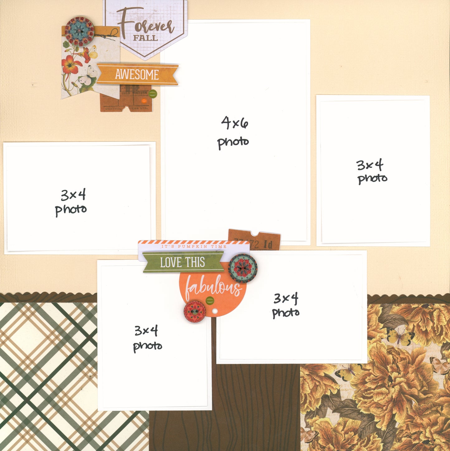 "Auburn Autumn Days" Page Kit by Meridy Twilling