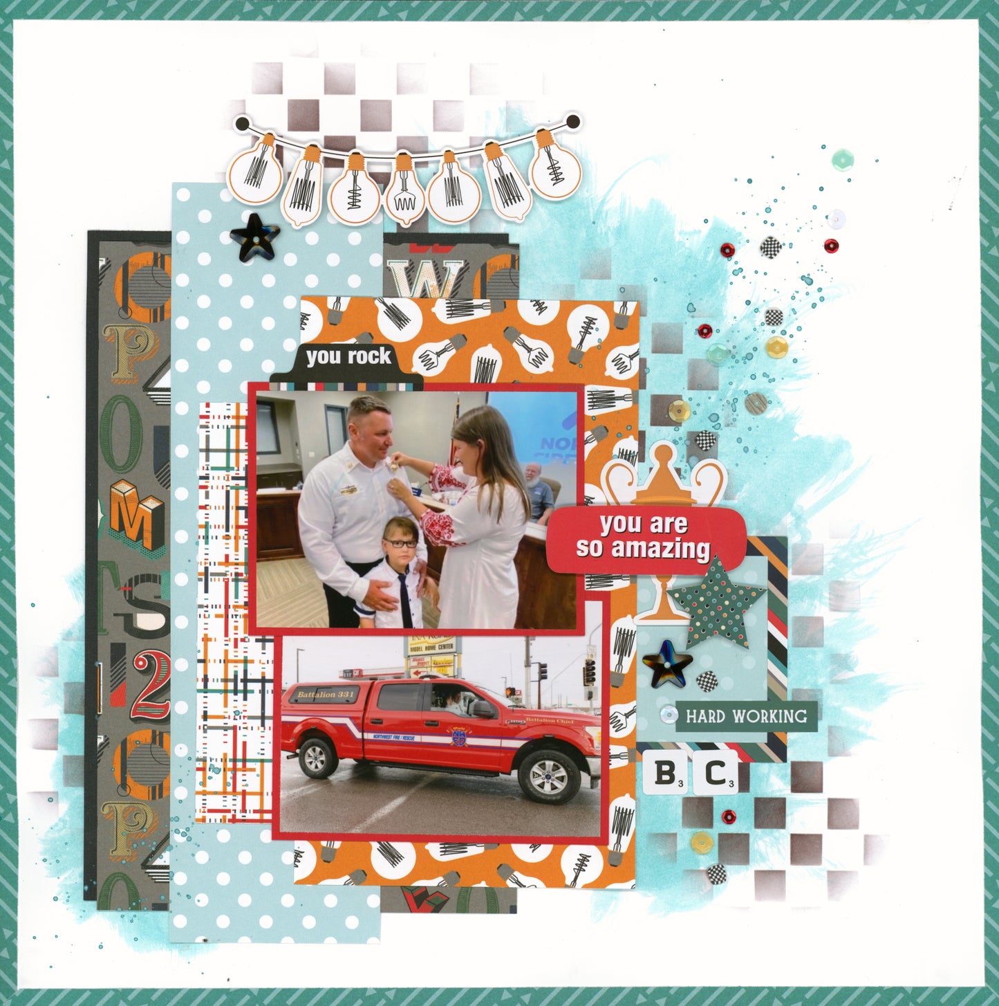 "What a Man!" Page Kit by Meridy Twilling