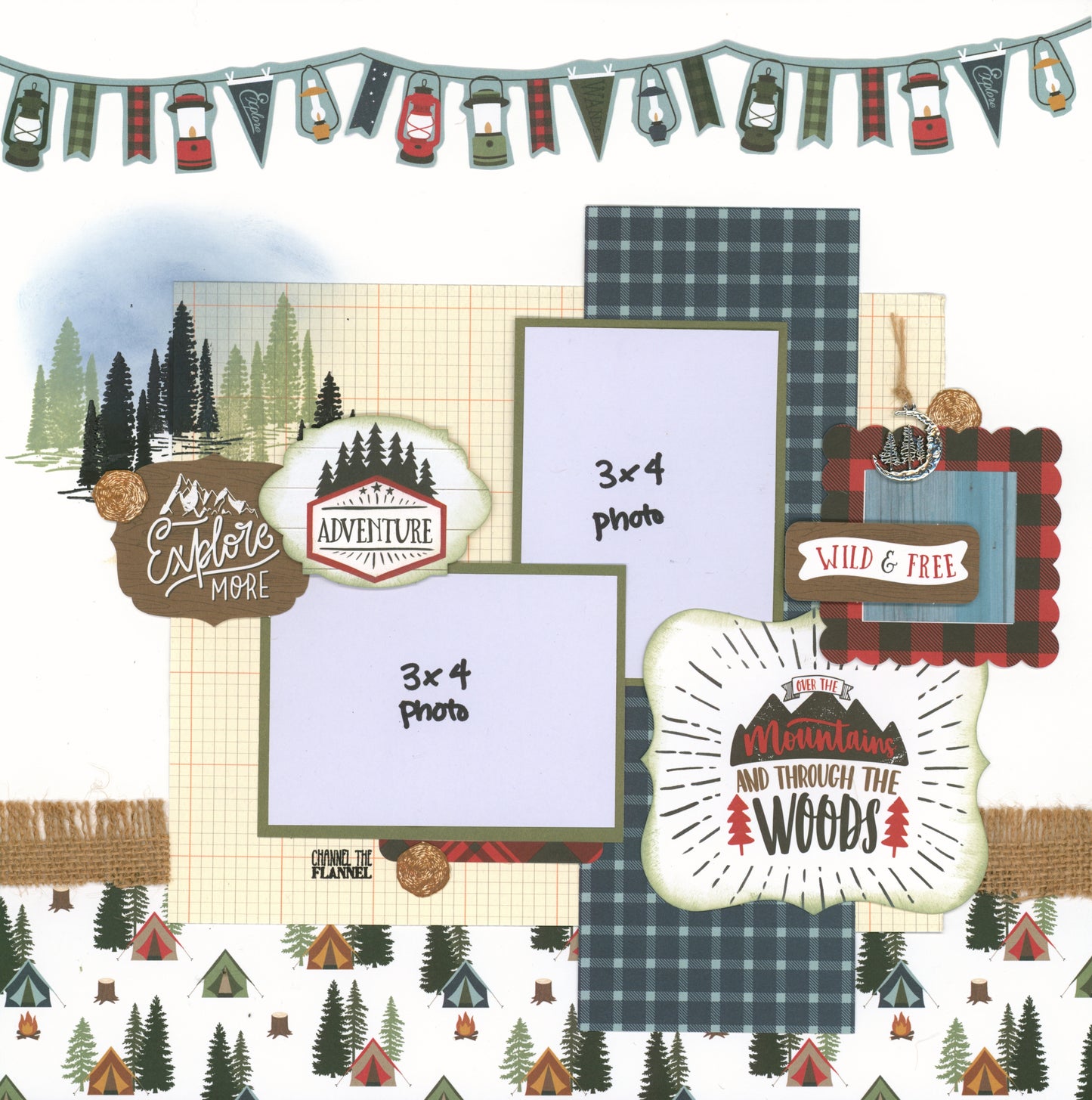 "Outdoor Adventures" Page Kit by Meridy Twilling