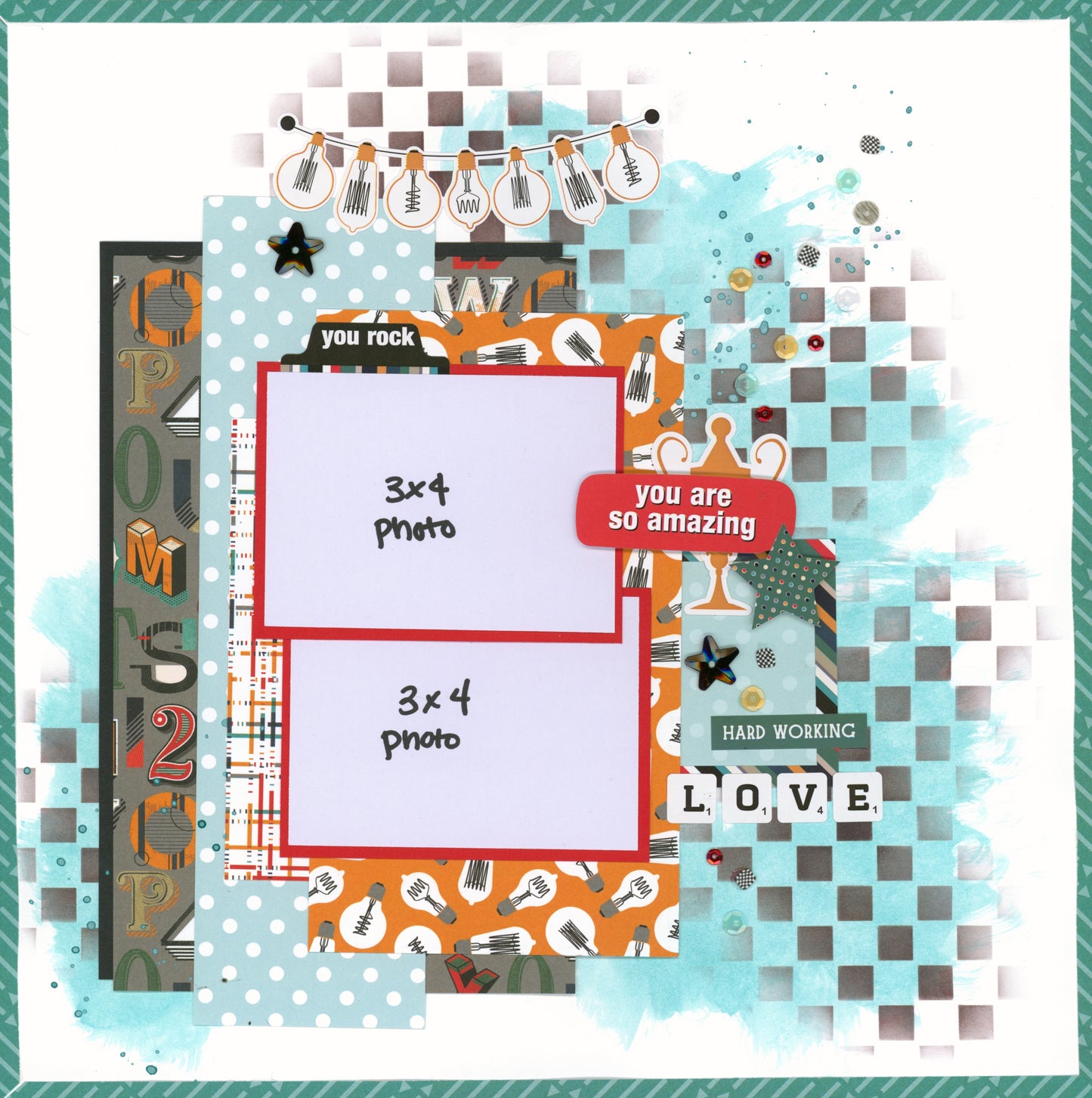 "What a Man!" Page Kit by Meridy Twilling