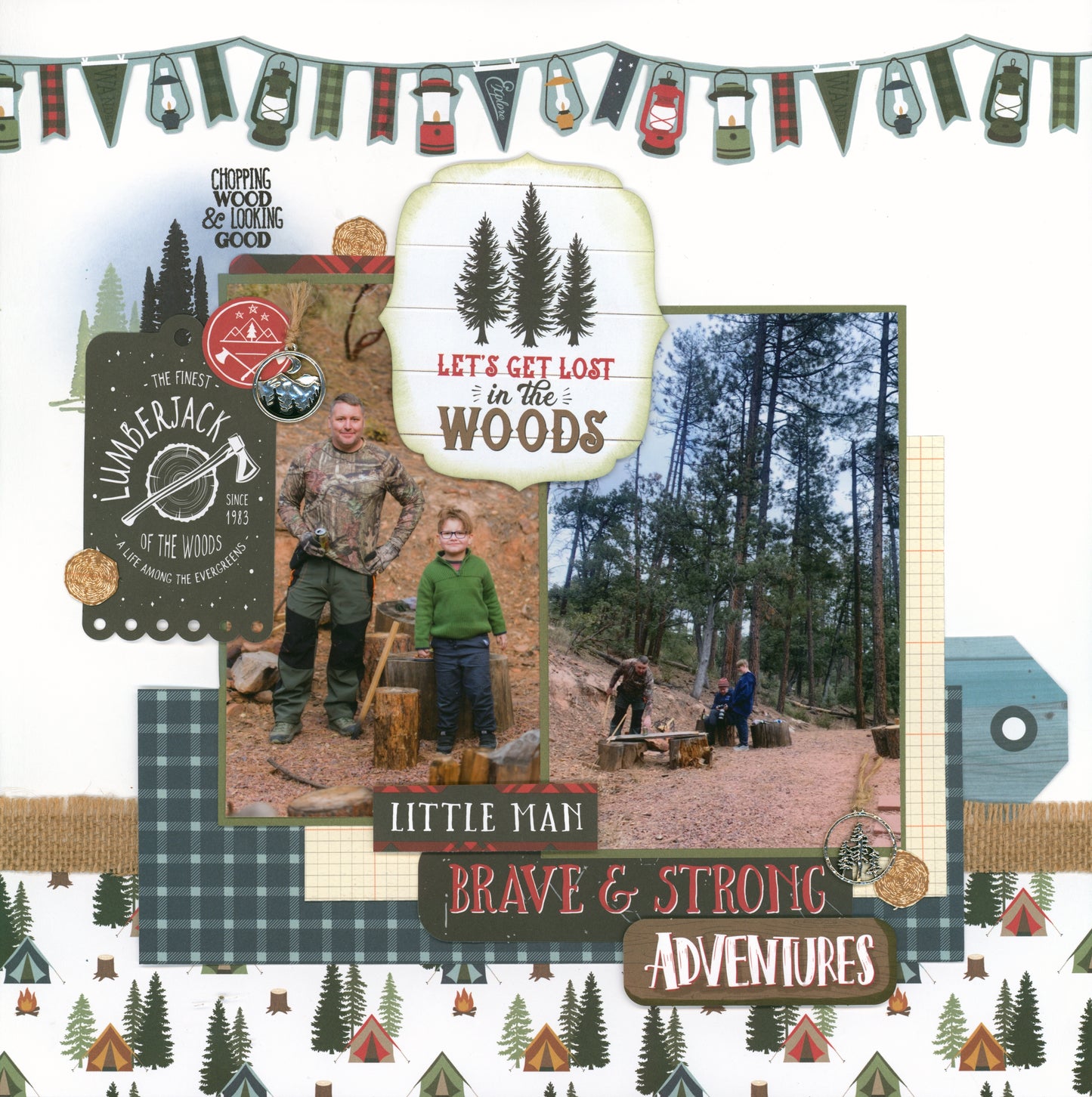 "Outdoor Adventures" Page Kit by Meridy Twilling