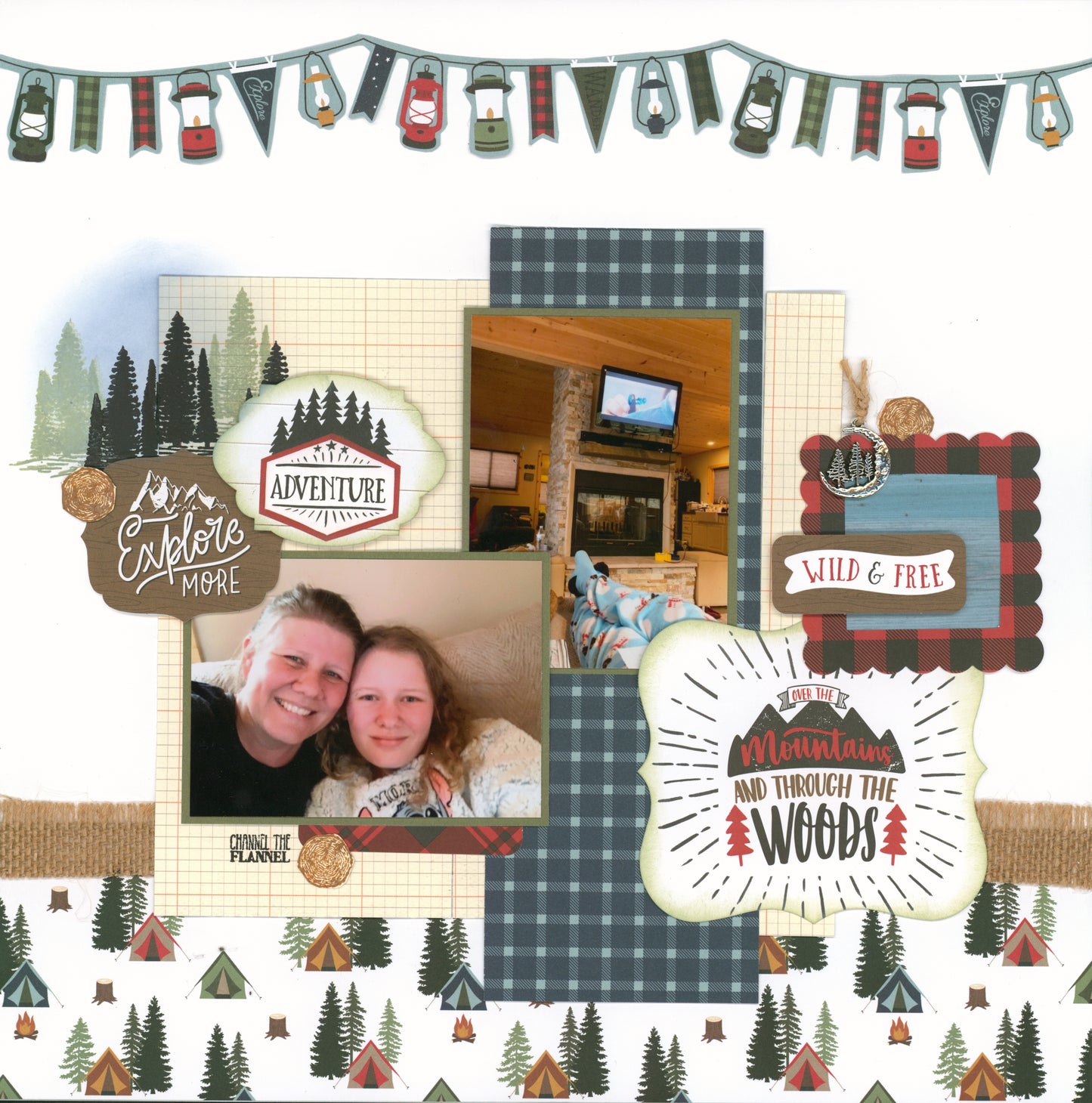 "Outdoor Adventures" Page Kit by Meridy Twilling