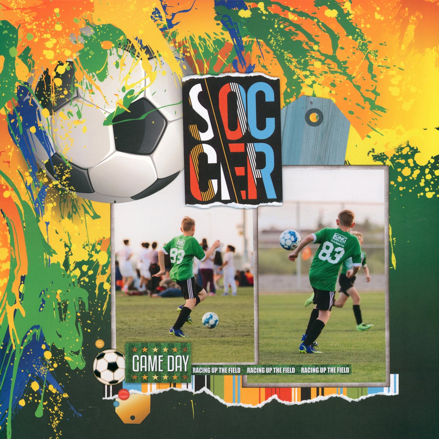 "Kick It" Page Kit by Meridy Twilling