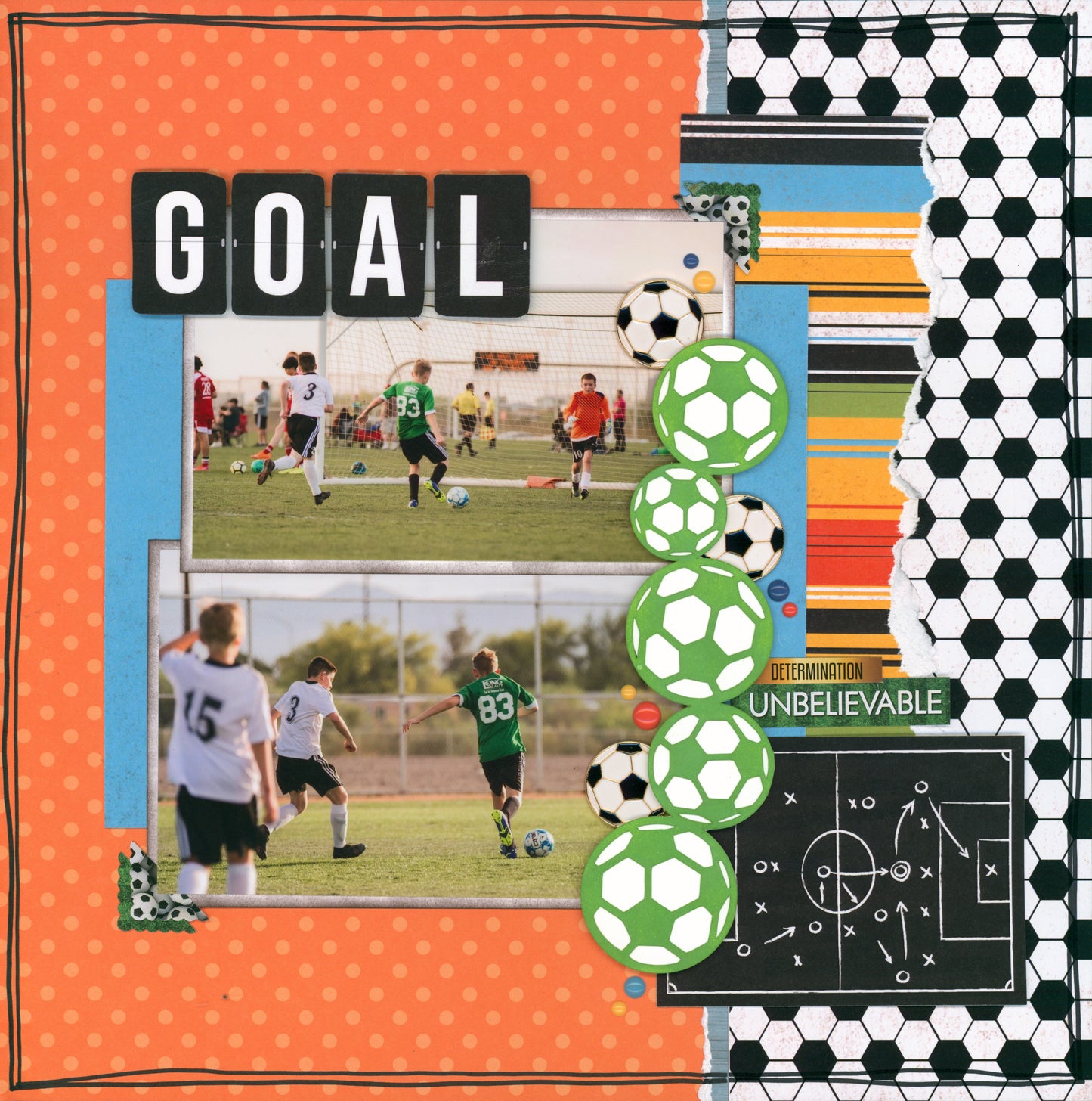 "Kick It" Page Kit by Meridy Twilling