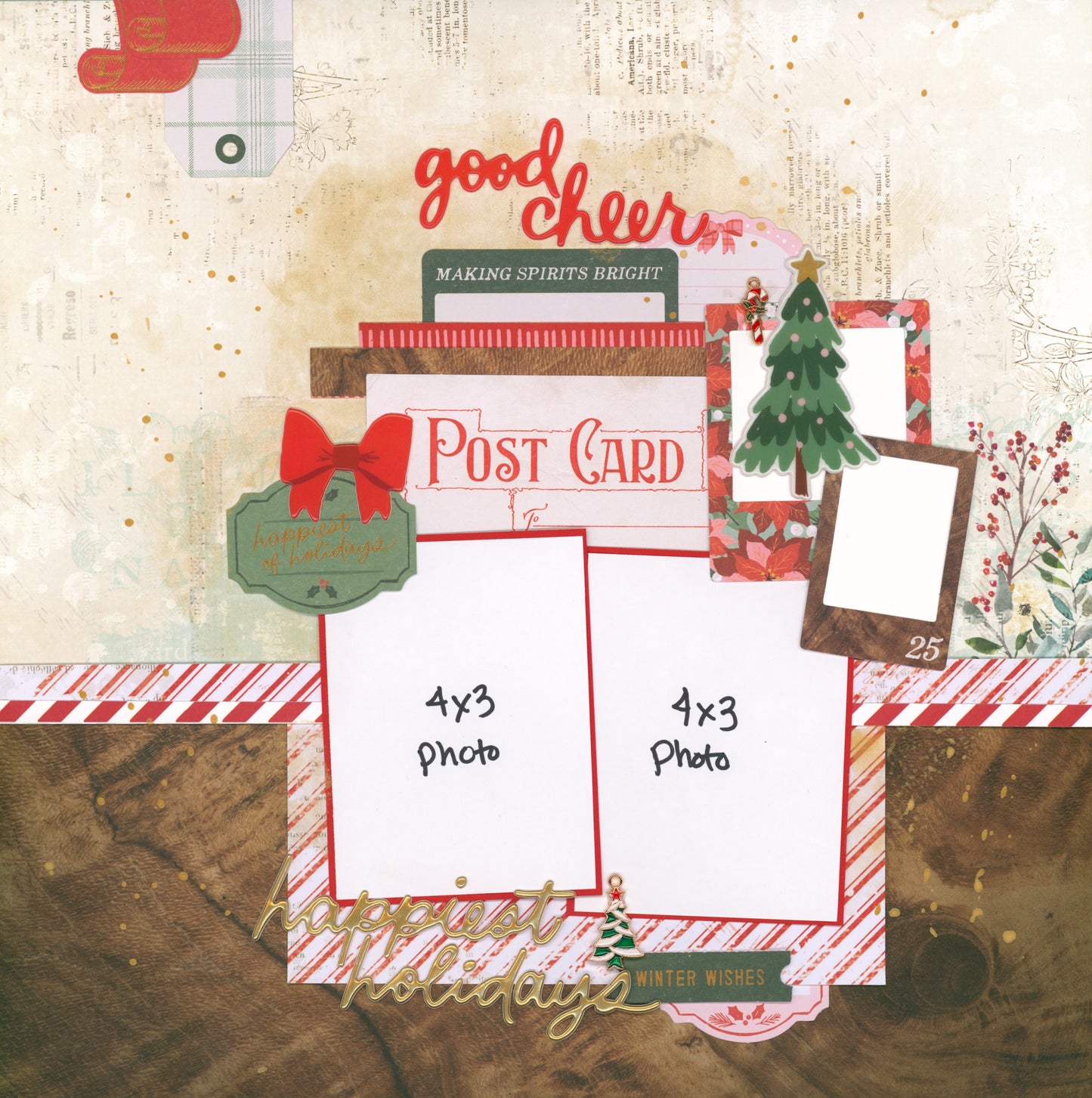 "Good Cheer" Page Kit by Meridy Twilling