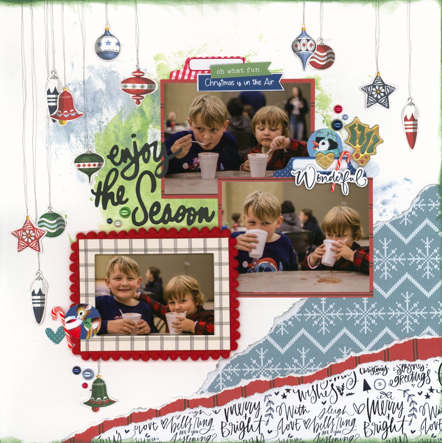 "'Tis the Season" Deluxe Page Kit by Meridy Twilling
