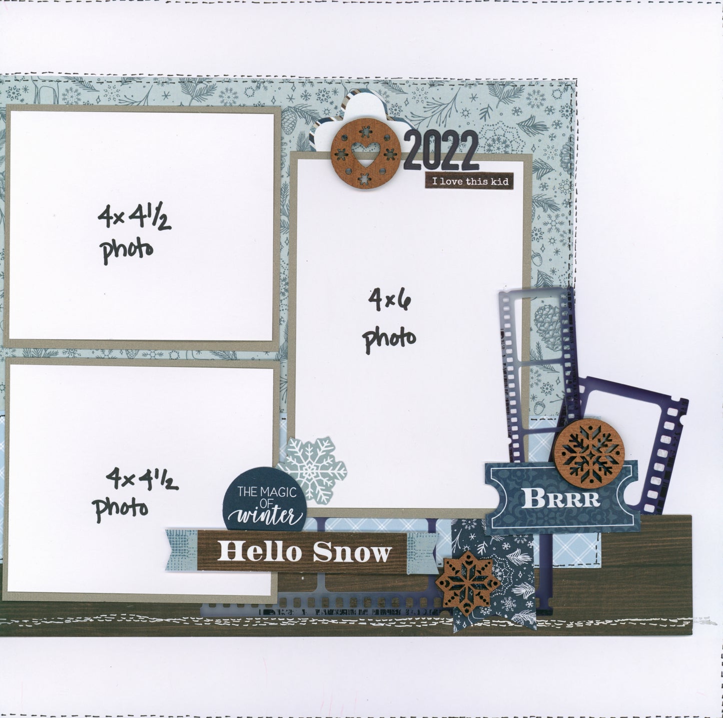 "Keepin' Cozy" Page Kit by Meridy Twilling