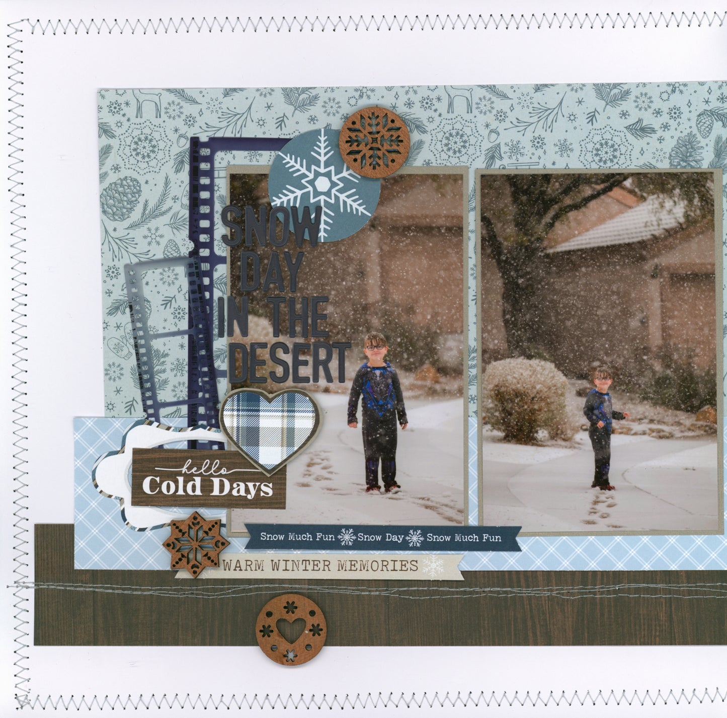 "Keepin' Cozy" Page Kit by Meridy Twilling