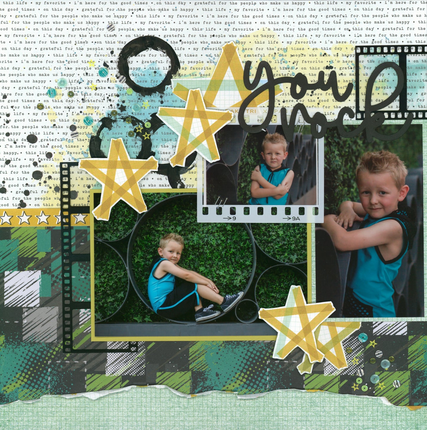 "Graffiti Art" Page Kit by Meridy Twilling