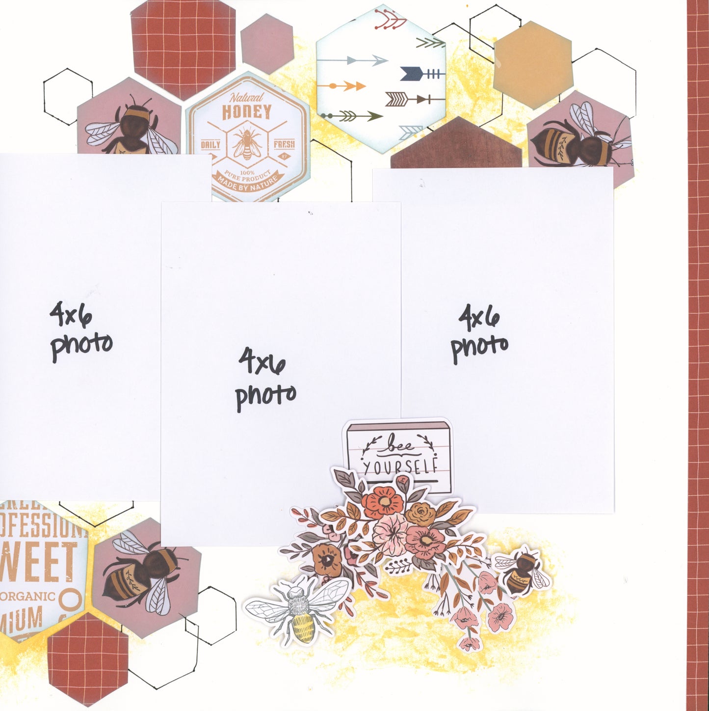 "Honeycomb" Page Kit by Meridy Twilling