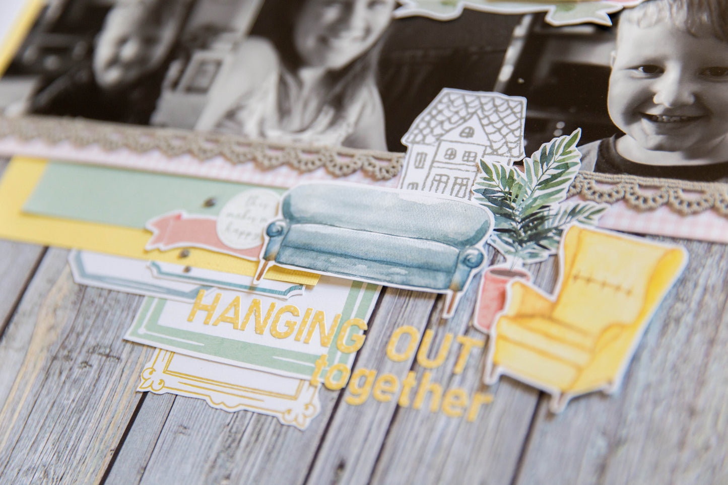 "Just Us" Page Kit by Meridy Twilling