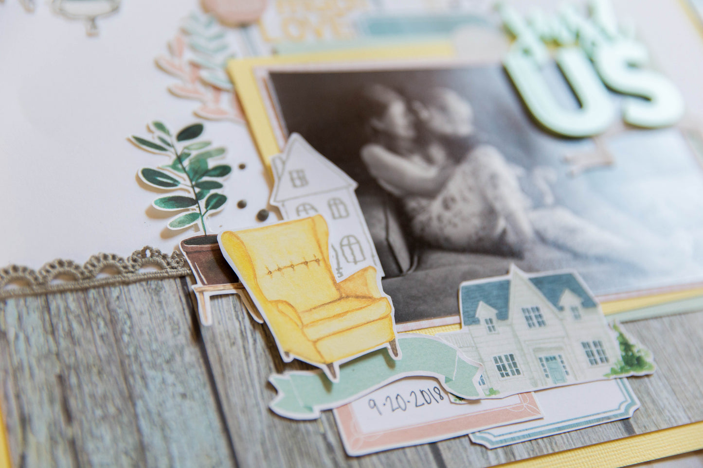 "Just Us" Page Kit by Meridy Twilling
