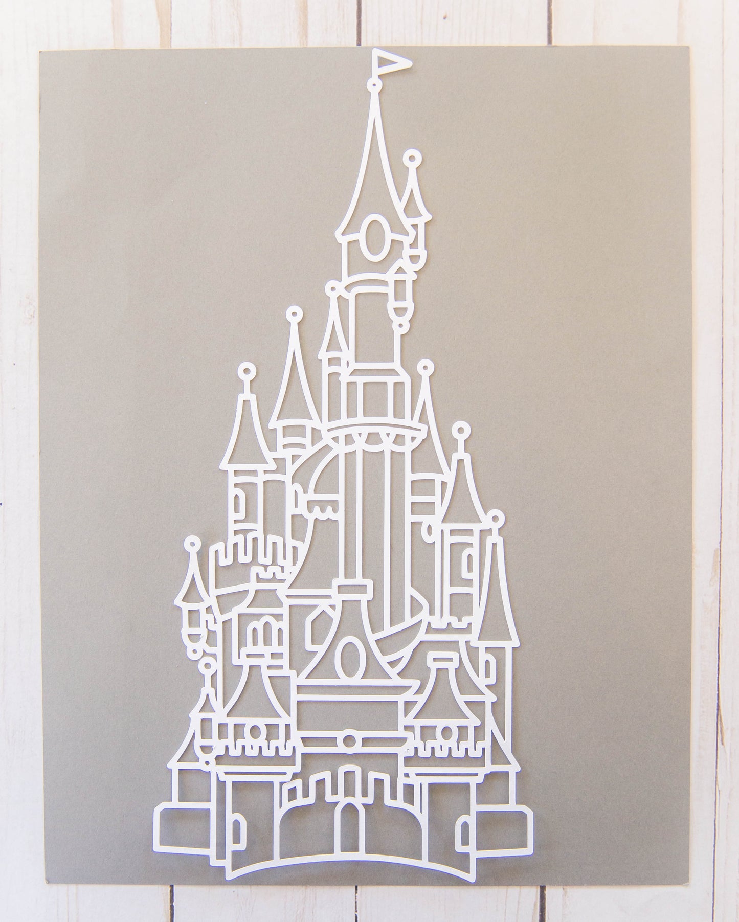 "Castle" Cardstock Cut