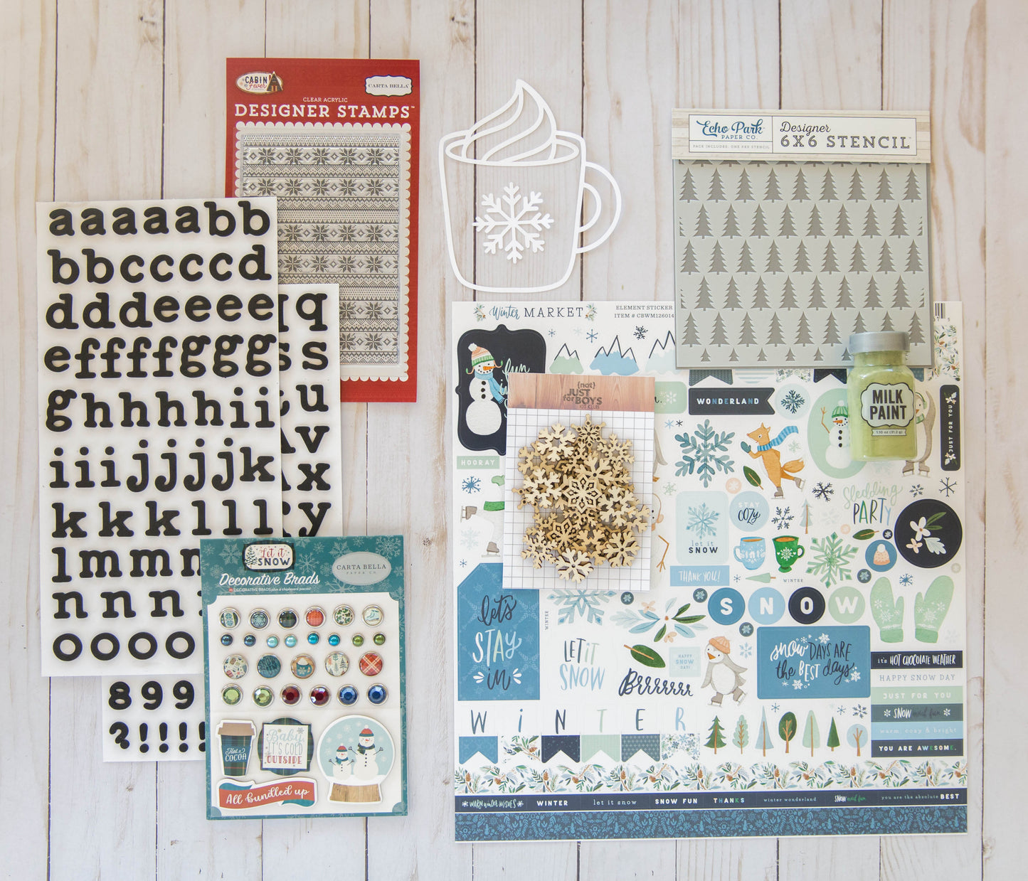 "Flurries" Deluxe Theme Kit
