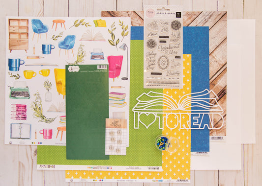 "Relax & Read" Page Kit by Meridy Twilling