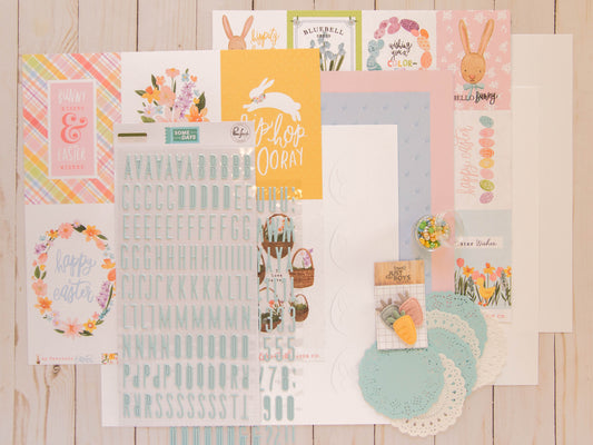 "Hippity Hoppity" Page Kit by Meridy Twilling