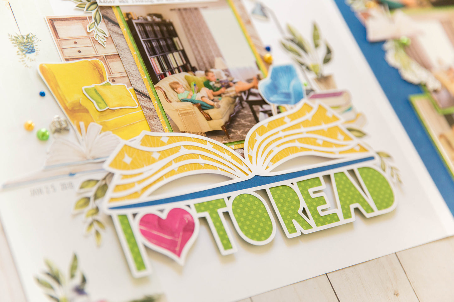 "Relax & Read" Page Kit by Meridy Twilling