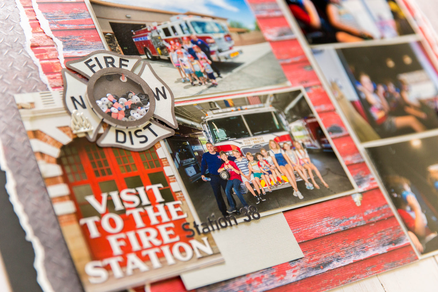 "Fire Station 31" Page Kit by Meridy Twilling