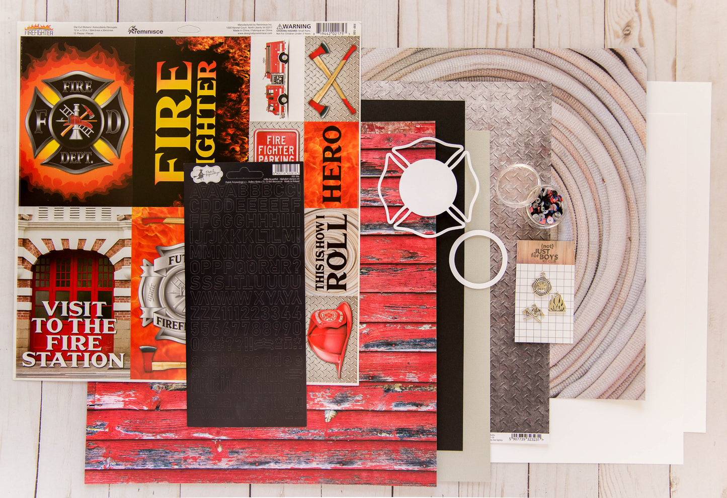 "Fire Station 31" Page Kit by Meridy Twilling