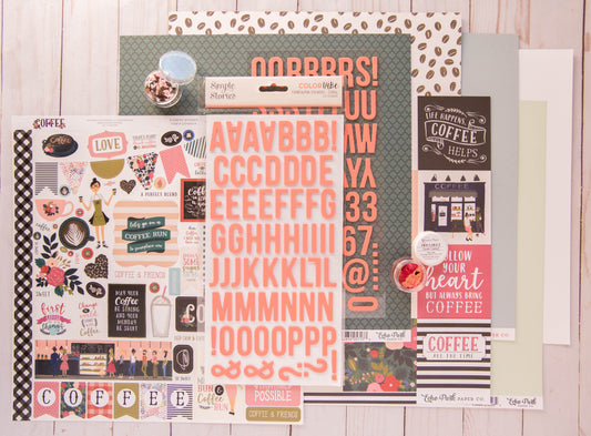 "Latte Love" Page Kit by Meridy Twilling