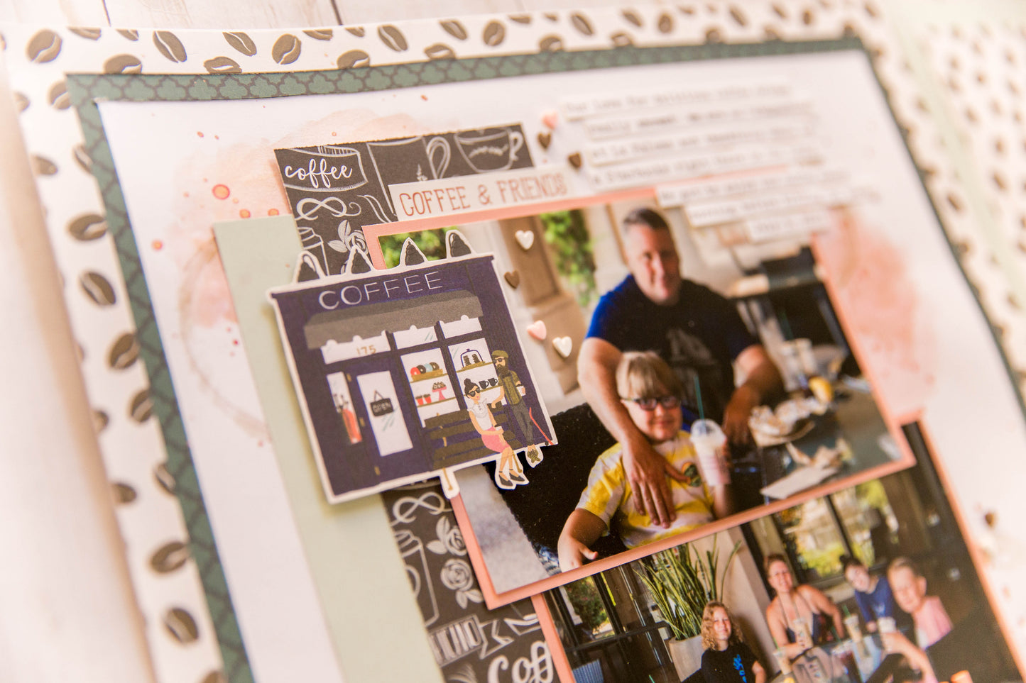 "Latte Love" Page Kit by Meridy Twilling