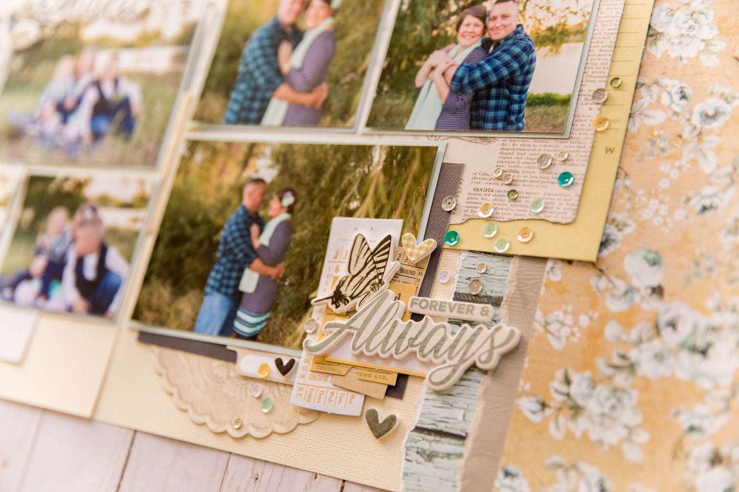 "Live Simply" Page Kit by Meridy Twilling