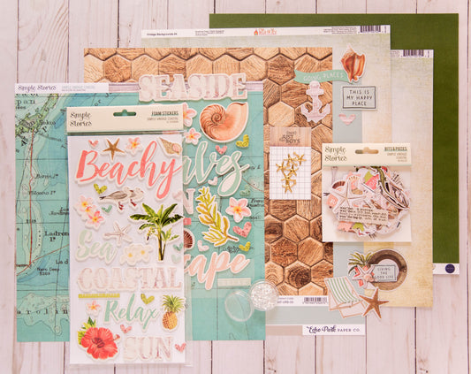 "Seashore" Page Kit by Meridy Twilling