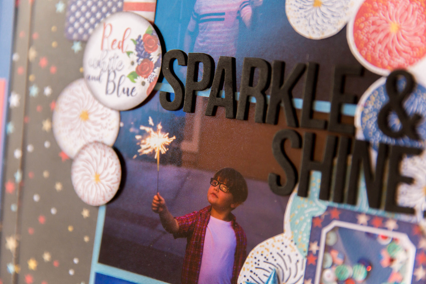 "Celebrate, Sparkle, and Shine" Page Kit by Meridy Twilling